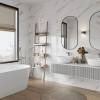 Керамогранит Ceradim Calacatta Sharp Gold белый Полированный 60х120 фото 5