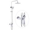 Душевая система Rose R1336F белый, хром