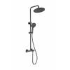 Душевая стойка Wonzon & Woghand WW-B2091-A-BGG темный графит, с термостатом