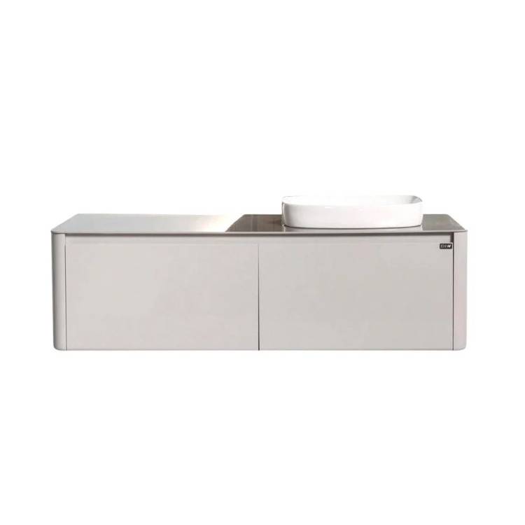 Тумба с раковиной Black&White U915.1400R серый, 140x40x55