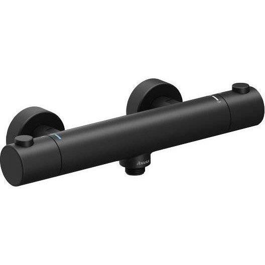 Смеситель Ravak Puri X070188 термостатический, черный матовый
