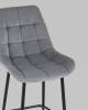 Стул полубарный Stool Group Флекс AV 405-N25-08(PP) велюр серый фото 7