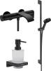 Душевой комплект Hansgrohe Vivenis Смеситель 75420670 + Душевой гарнитур 24170670 + Дозатор 41745670