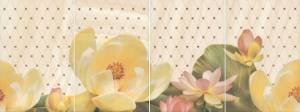 Панно Kerama Marazzi Летний сад HGD/B56/4x/8260 беж. (из 4 частей 20x30) 80x30
