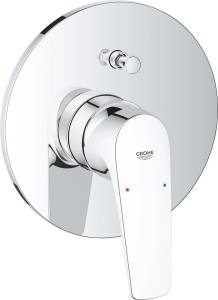 Смеситель для ванны с душем Grohe BauFlow 29113000 С ВНУТРЕННЕЙ ЧАСТЬЮ хром