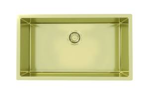 Мойка кухонная Alveus Quadrix Monarch 60 1117478 Gold с донным клапаном, 79x45