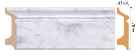 Плинтус DECOMASTER D122-79 240x2.1x7.8