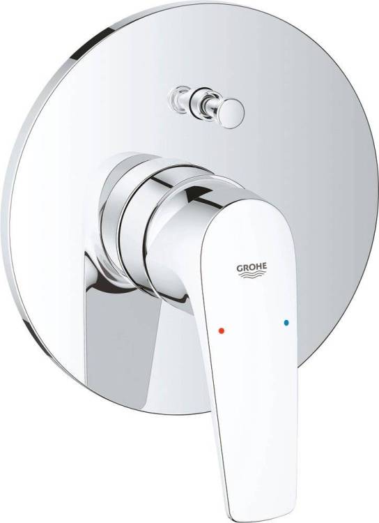 Смеситель для ванны с душем Grohe BauFlow 29113000 С ВНУТРЕННЕЙ ЧАСТЬЮ хром