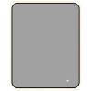 Зеркало Aquanet Контур 00367651 LED подсветка, черное, 100x80