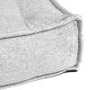 Модуль мягкий Tetchair Miracle 25338 VT shape silver велюр, букле, прямой фото 8