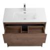 Тумба под раковину Belbagno Kraft 39 KRAFT39-800/390-2C-PIA-RT 80x39x83 Rovere Tabacco напольная с фрезерованными ручками по всей длине фасада с двумя выкатными ящиками фото 3