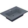 Раковина Uperwood Parma Quartz 291003002 серая матовая, бетон, 66x47.5 фото 2
