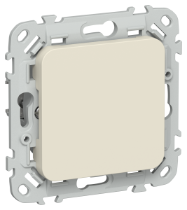 Заглушка с суппортом IEK Flite FI-PL10-K86 сливочный