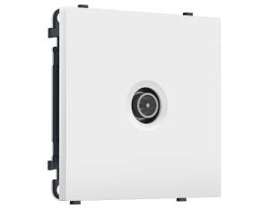 Комплект механизма TV розетки оконечной Ambrella Volt Sigma MS833005 белый мягкое касание