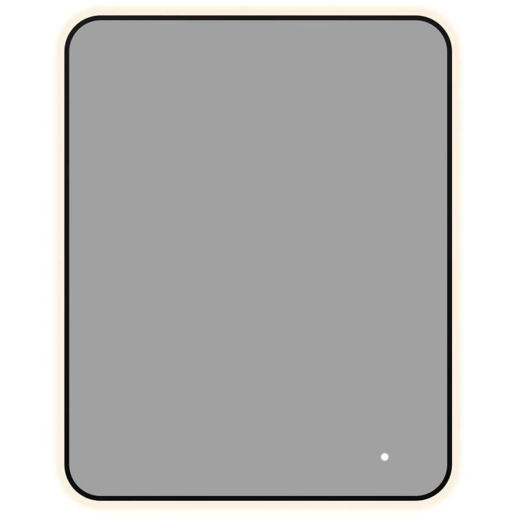 Зеркало Aquanet Контур 00367651 LED подсветка, черное, 100x80