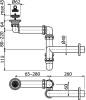 Сифон для раковины AlcaPlast A413 фото 2