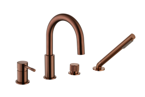 Смеситель на борт ванны Boheme Uno 460-BRB Brushed Bronze