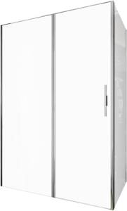 Душевой уголок Allen Brau Priority 3.31010.00 + 3.31013.00 профиль хром, 1400x800