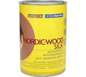 Антисептик Symphony Nordic Wood Silk махагон 0.9 л