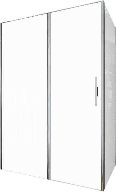 Душевой уголок Allen Brau Priority 3.31010.00 + 3.31013.00 профиль хром, 1400x800