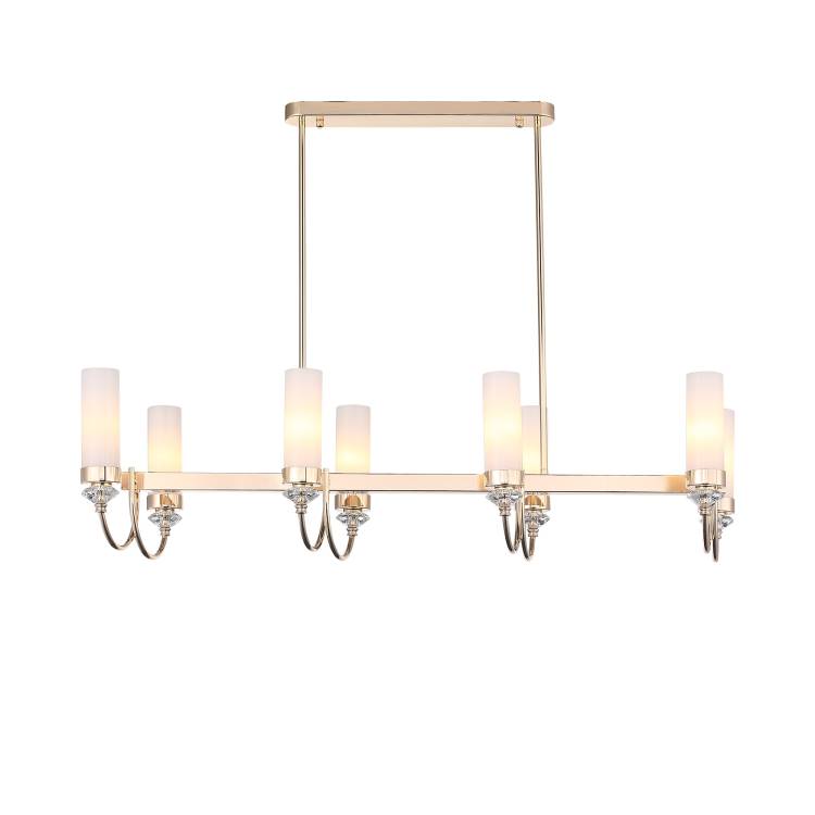 Большая хрустальная люстра на штанге ST Luce Элегра SL1402.263.08