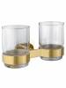 Два стакана Wonzon & Woghand WW-8428-LG с держателем, глянцевое золото