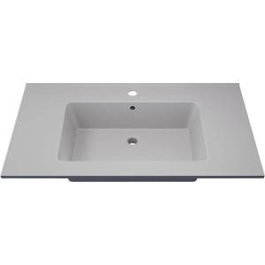 Раковина Uperwood Parma Quartz 291003009 85 см, жасмин, белая матовая