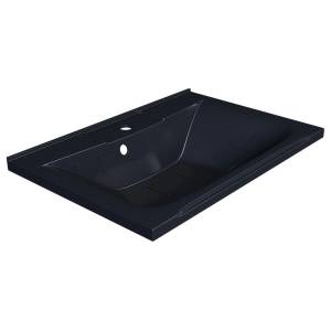 Раковина Uperwood Elen 291120422 черный металл, 74.3x44.5