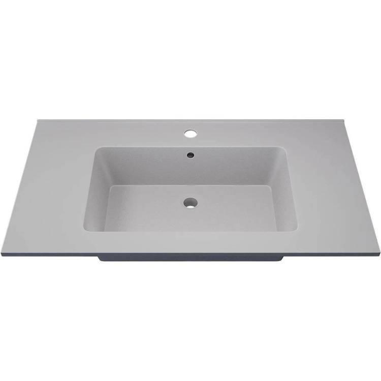 Раковина Uperwood Parma Quartz 291003009 85 см, жасмин, белая матовая