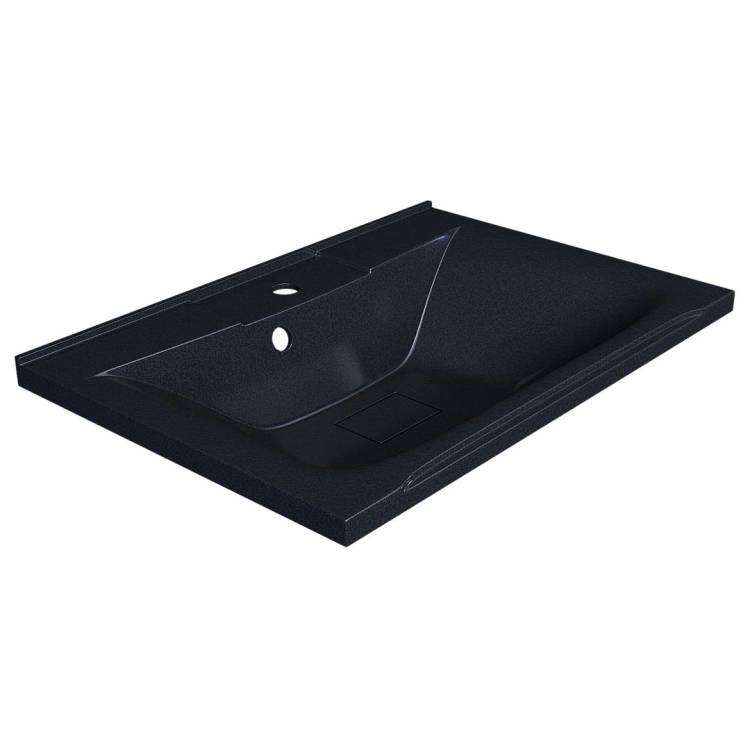 Раковина Uperwood Elen 291120422 черный металл, 74.3x44.5