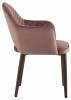 Стул Stool Group Венера Диамант MC16-2YS KD HLR-44 (NP) 2X велюр пыльно-розовый, ножки дерево (набор 2 шт) фото 3