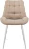Стул Дик DikLine 206M 00-00062223 B03 BEIGE, ножки белые фото 2
