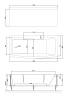 Акриловая ванна Royal Bath Fato RB326100DL белая, 170x85 фото 4