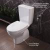 Унитаз-компакт Sanitana Pop WCFSCPODSC сиденье микролифт, белый фото 6