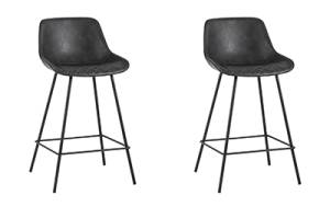 Набор из 2 полубарных стульев Stool Group Texas 9090C X2 серый