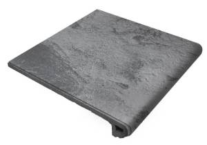 Ступень Gres de Aragon Metal 906860 Peldano Redondo Black 32.5x33