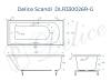 Ванна из искусственного камня Delice Scandi DLR330026R-G 170x75, белая глянцевая, с ручками хром, без ножек фото 11
