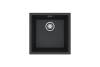 Мойка кухонная Alveus Granital Omni 20 1150049 Deep Black-G90 с сифоном, 45x45