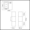 Настенный светильник Odeon Light Hightech Bazel 4281/2WB фото 2