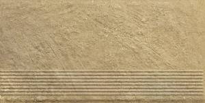 Ступень Paradyz Eremite Beige Stopnica Prosta Struktura Mat 30x60
