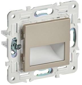 Подсветка для лестниц и ступеней светодиодная IEK Skandy SK-FL20-K37 шампань