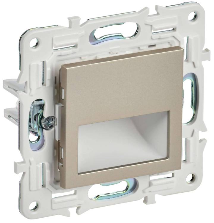 Подсветка для лестниц и ступеней светодиодная IEK Skandy SK-FL20-K37 шампань