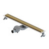 Душевой лоток Boheme Premium Linear 982-80-MG 80см, нерж.сталь золото