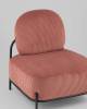 Кресло Stool Group Стоун vd-stone-cl-coral коралловый, велюр рельефный фото 8