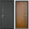 Входная стальная дверь Torex SNEGIR PRO PP 2746906 ЛКП Графит/ФМ Американский орех 2000x880