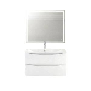 Мебель для ванной BelBagno Acqua 100 подвесная, bianco lucido