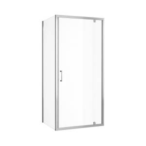Душевой уголок Cezares MOLVENO-BA2-90/80-C-Cr-IV профиль хром, стекло прозрачное, 90x80x195
