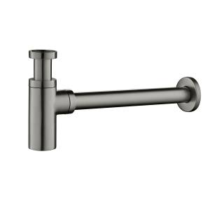 Сифон для раковины Aquatek AQ6012BGM черный хром шлифованный