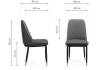Стул Woodville Flor 15736 light gray/black фото 3