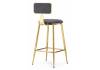 Полубарный стул Woodville Persi 15678 dark gray/gold фото 4